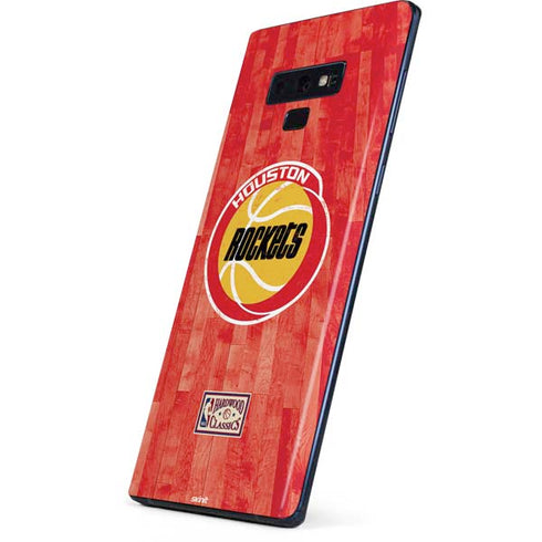 NBA Houston Rockets Hardwood Classics Galaxy Note 9 Skin