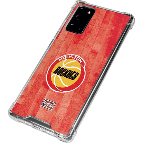 NBA Houston Rockets Hardwood Classics Galaxy Note20 5G Clear Case