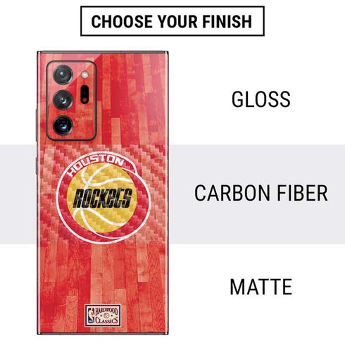 NBA Houston Rockets Hardwood Classics Galaxy Note20 Ultra 5G Skin