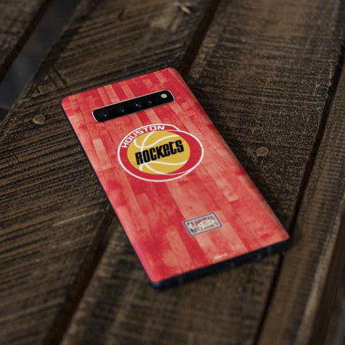 NBA Houston Rockets Hardwood Classics Galaxy S10 Skin