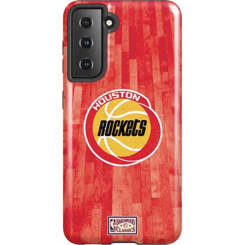 NBA Houston Rockets Hardwood Classics Galaxy S21 5G Pro Case