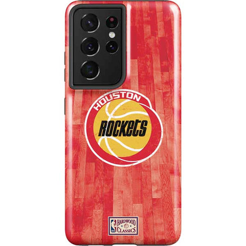 NBA Houston Rockets Hardwood Classics Galaxy S21 Ultra 5G Pro Case