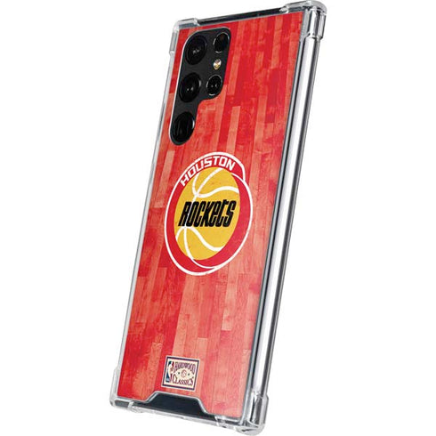NBA Houston Rockets Hardwood Classics Galaxy S22 Ultra Clear Case