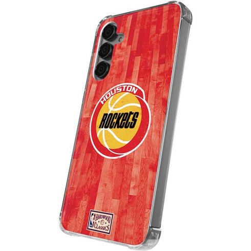 NBA Houston Rockets Hardwood Classics Galaxy S24 Plus Clear Case