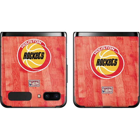 NBA Houston Rockets Hardwood Classics Galaxy Z Flip Skin