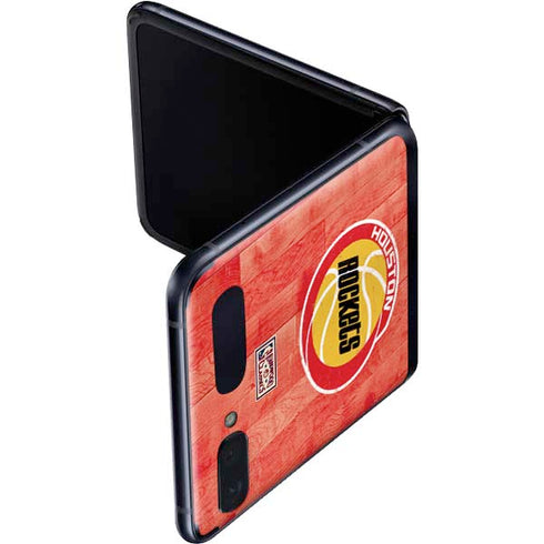 NBA Houston Rockets Hardwood Classics Galaxy Z Flip Skin