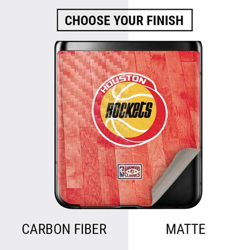 NBA Houston Rockets Hardwood Classics Galaxy Z Flip Skin
