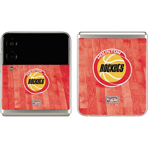 NBA Houston Rockets Hardwood Classics Galaxy Z Flip3 5G Skin