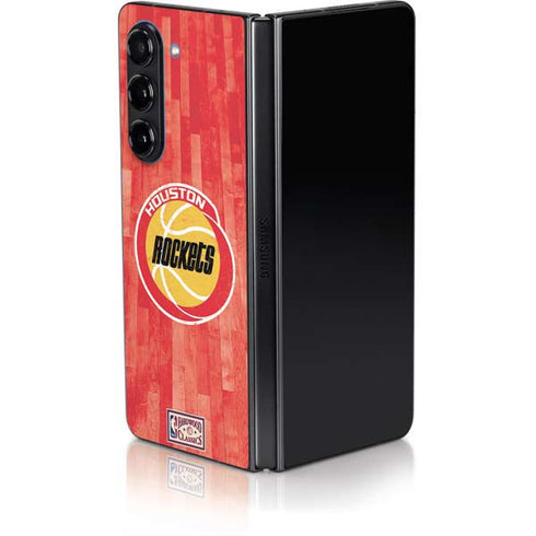NBA Houston Rockets Hardwood Classics Galaxy Z Fold5 5G Skin