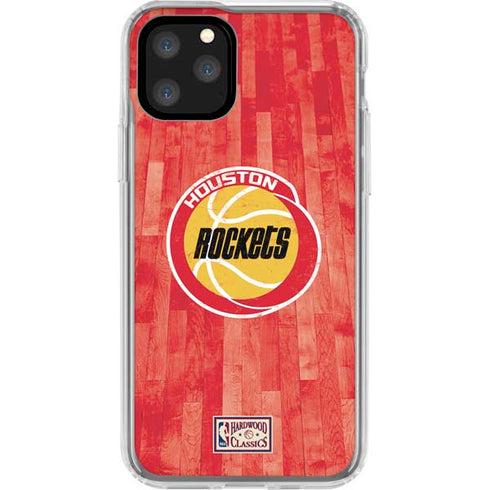 NBA Houston Rockets Hardwood Classics iPhone 11 Pro Clear Case