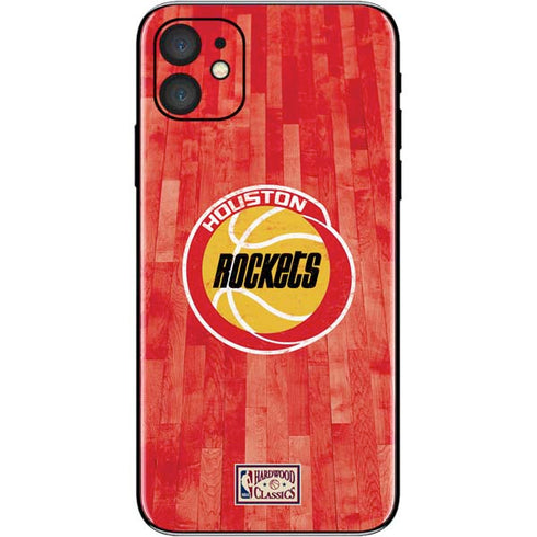 NBA Houston Rockets Hardwood Classics iPhone 11 Skin