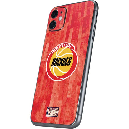 NBA Houston Rockets Hardwood Classics iPhone 11 Skin