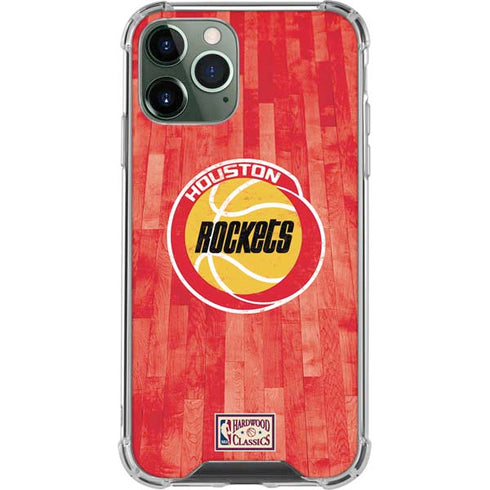 NBA Houston Rockets Hardwood Classics iPhone 12 Pro Max Clear Case