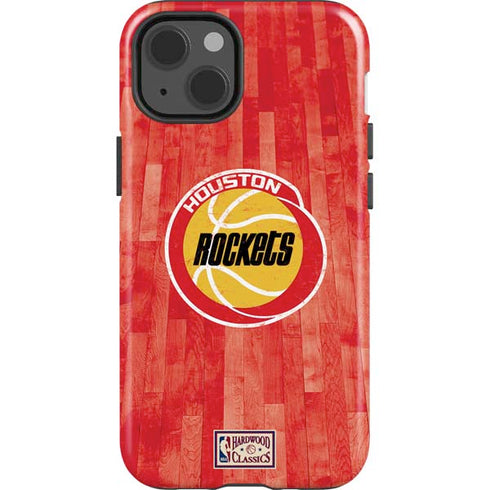 NBA Houston Rockets Hardwood Classics iPhone 15 Impact Case