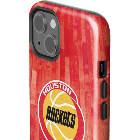 NBA Houston Rockets Hardwood Classics iPhone 15 Impact Case