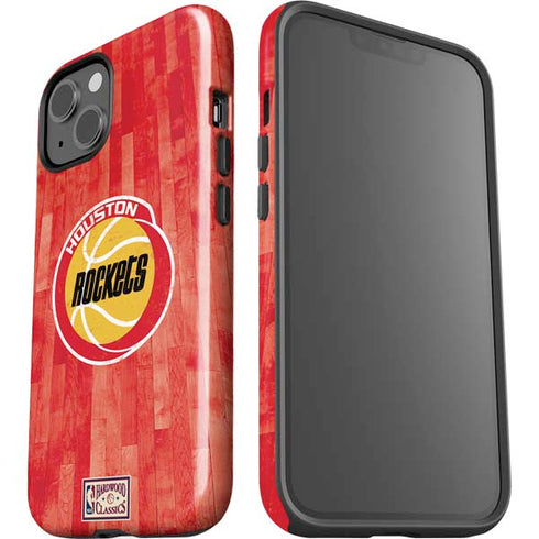 NBA Houston Rockets Hardwood Classics iPhone 15 Impact Case