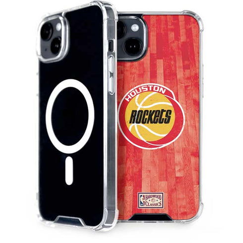 NBA Houston Rockets Hardwood Classics iPhone 15 Plus MagSafe Case