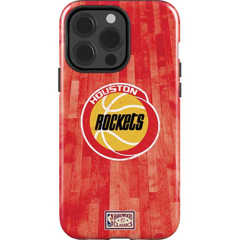 NBA Houston Rockets Hardwood Classics iPhone 14 Pro Impact Case