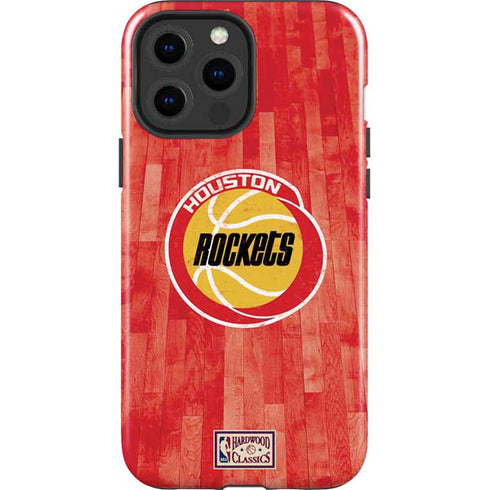 NBA Houston Rockets Hardwood Classics iPhone 15 Pro Max Impact Case