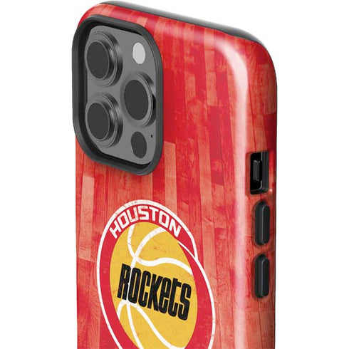 NBA Houston Rockets Hardwood Classics iPhone 15 Pro Max Impact Case