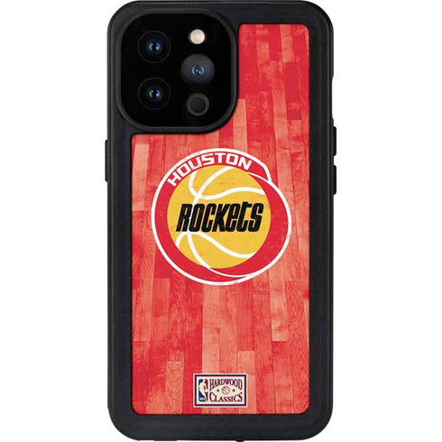 NBA Houston Rockets Hardwood Classics iPhone 14 Pro Max Waterproof Case