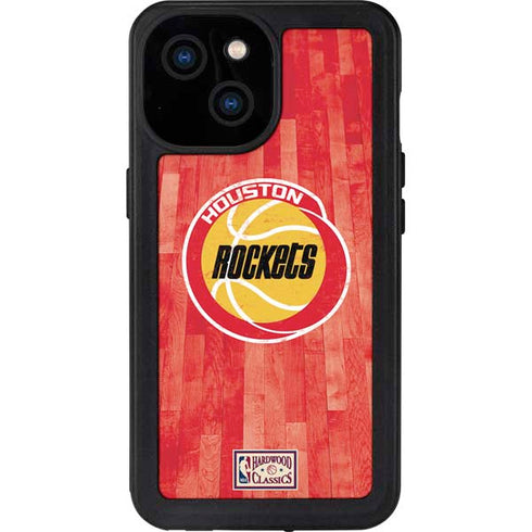 NBA Houston Rockets Hardwood Classics iPhone 15 Waterproof Case