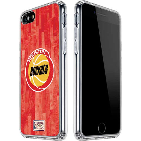NBA Houston Rockets Hardwood Classics iPhone SE (2nd & 3rd Gen) Clear Case