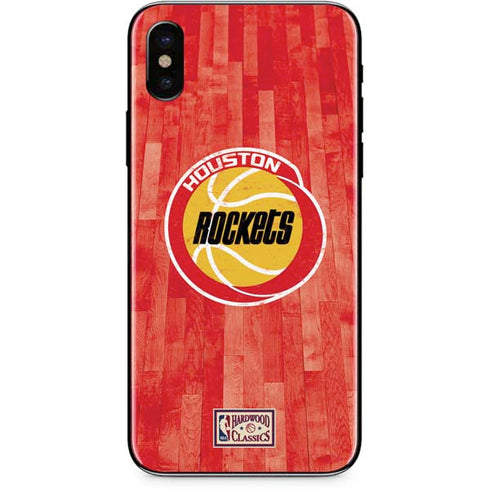 NBA Houston Rockets Hardwood Classics iPhone X Skin