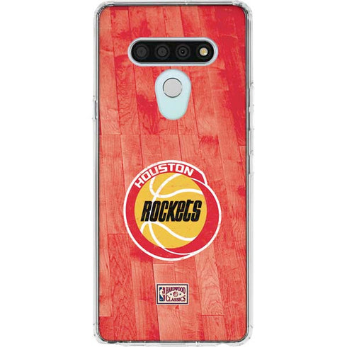 NBA Houston Rockets Hardwood Classics LG Stylo 6 Clear Case