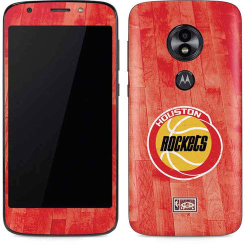 NBA Houston Rockets Hardwood Classics Moto E5 Play Skin