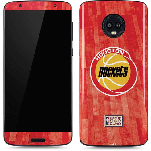 NBA Houston Rockets Hardwood Classics Moto G6 Skin