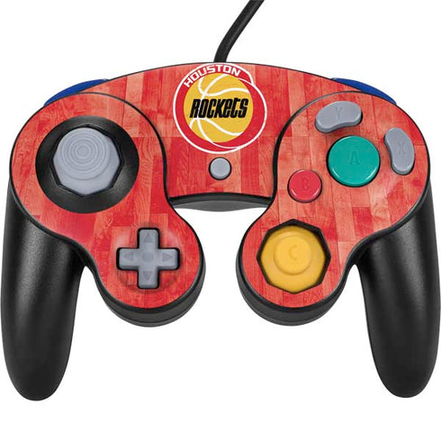 NBA Houston Rockets Hardwood Classics Nintendo GameCube Controller Skin