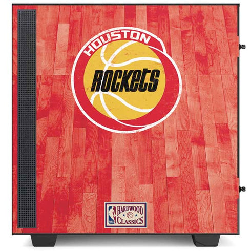 NBA Houston Rockets Hardwood Classics NZXT H510 Compact ATX Mid-Tower Case Skin