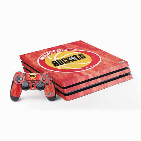 NBA Houston Rockets Hardwood Classics PS4 Pro Bundle Skin
