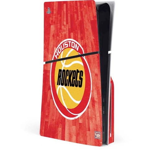 NBA Houston Rockets Hardwood Classics PS5 Slim Disk Console Skin