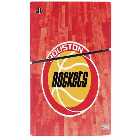 NBA Houston Rockets Hardwood Classics PS5 Slim Disk Console Skin