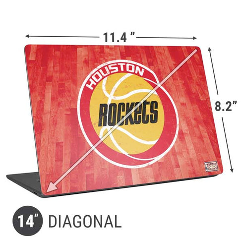 NBA Houston Rockets Hardwood Classics Universal Laptop 14in (11.4 x 8.2in) Skin