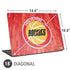 NBA Houston Rockets Hardwood Classics Universal Laptop 18in (14.6 x 10.6in) Skin