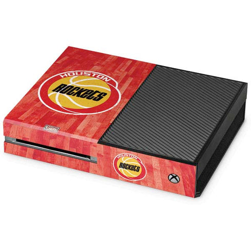 NBA Houston Rockets Hardwood Classics Xbox One Console Skin