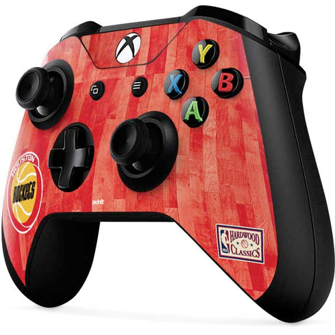 NBA Houston Rockets Hardwood Classics Xbox One X Controller Skin