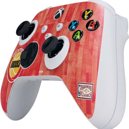 NBA Houston Rockets Hardwood Classics Xbox Series S Controller Skin