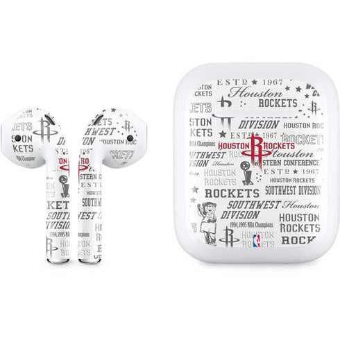 NBA Houston Rockets Historic Blast Apple AirPods Skin