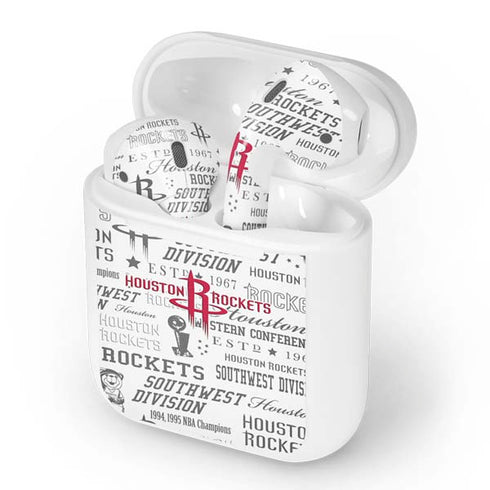 NBA Houston Rockets Historic Blast Apple AirPods Skin
