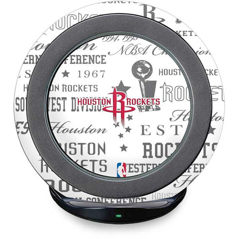 NBA Houston Rockets Historic Blast Fast Charge Wireless Charging Stand Skin