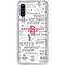 NBA Houston Rockets Historic Blast Galaxy A10e Clear Case
