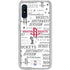 NBA Houston Rockets Historic Blast Galaxy A10e Clear Case
