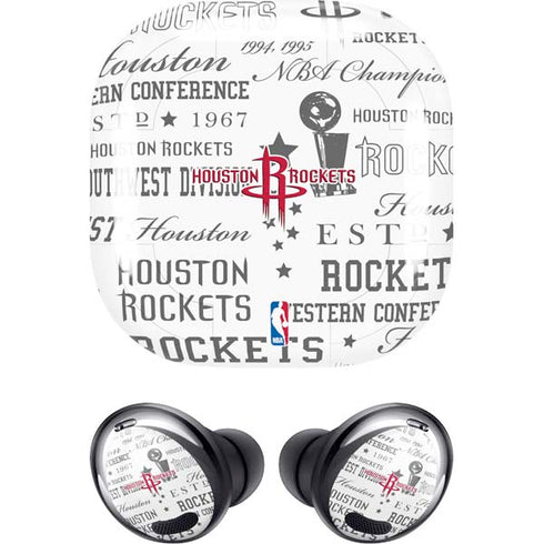 NBA Houston Rockets Historic Blast Galaxy Buds Pro Skin