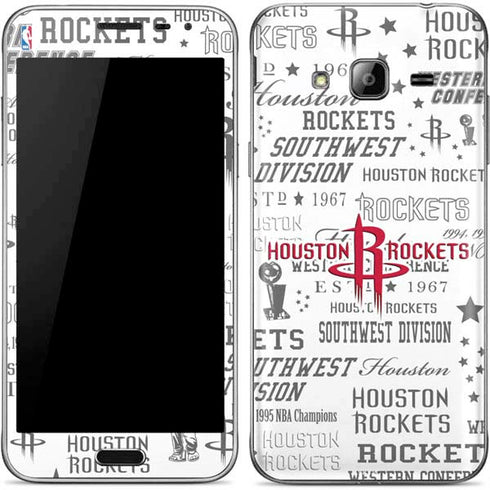 NBA Houston Rockets Historic Blast Galaxy J3 Skin