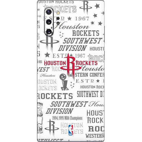 NBA Houston Rockets Historic Blast Galaxy Note 10 Plus Skin