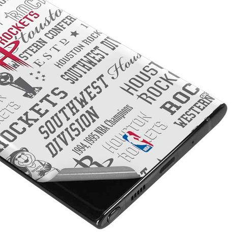 NBA Houston Rockets Historic Blast Galaxy Note 10 Plus Skin